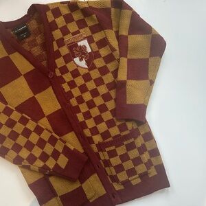 Harry Potter Boxlunch Exclusive Rare Gryffindor Checkered Cardigan